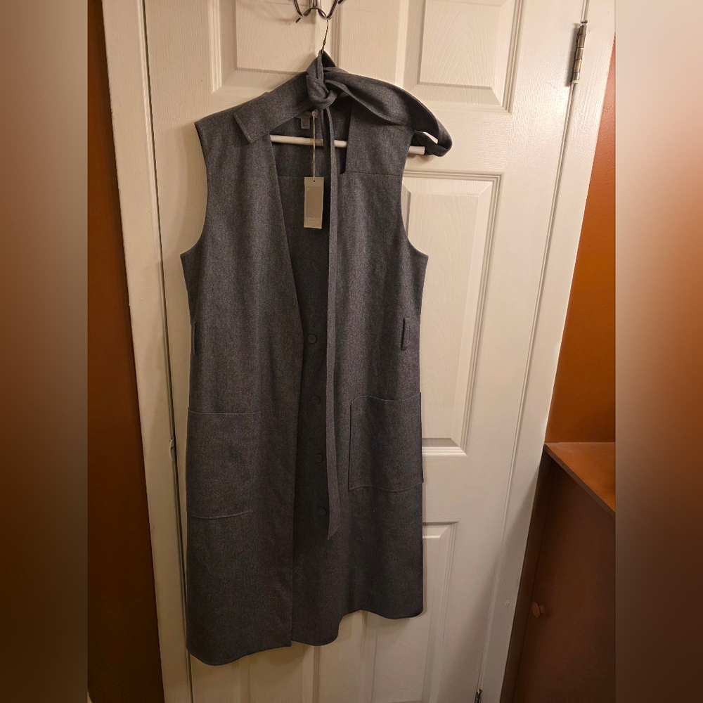 COS Charcoal Gray Sleeveless Dress